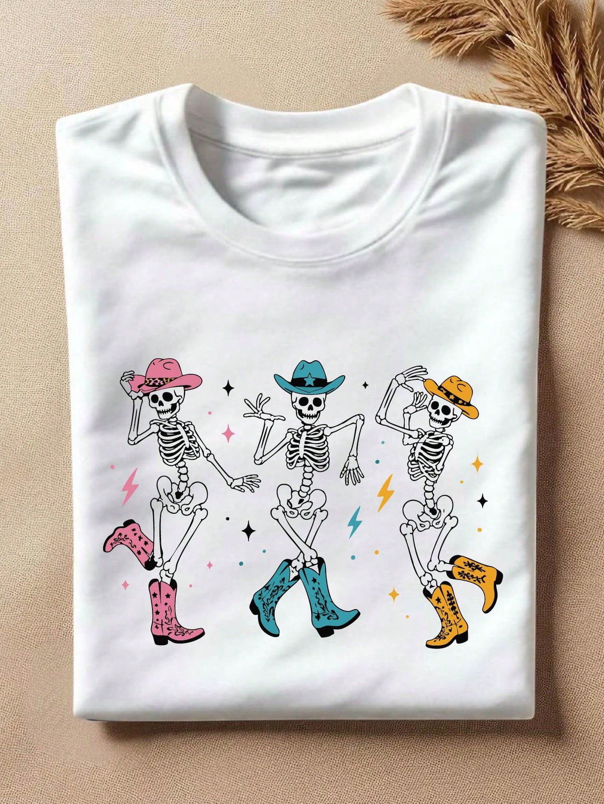 Dancing Skeletons In Cowboy Boots T-Shirt