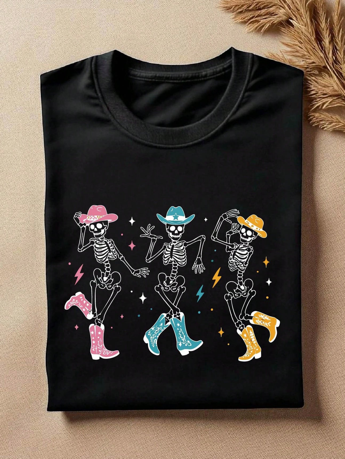 Dancing Skeletons In Cowboy Boots T-Shirt