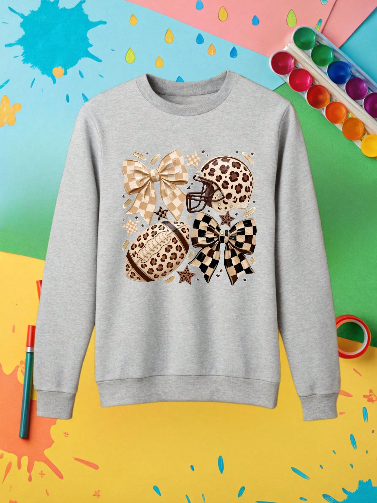 Football Season Kids Sweatshirt