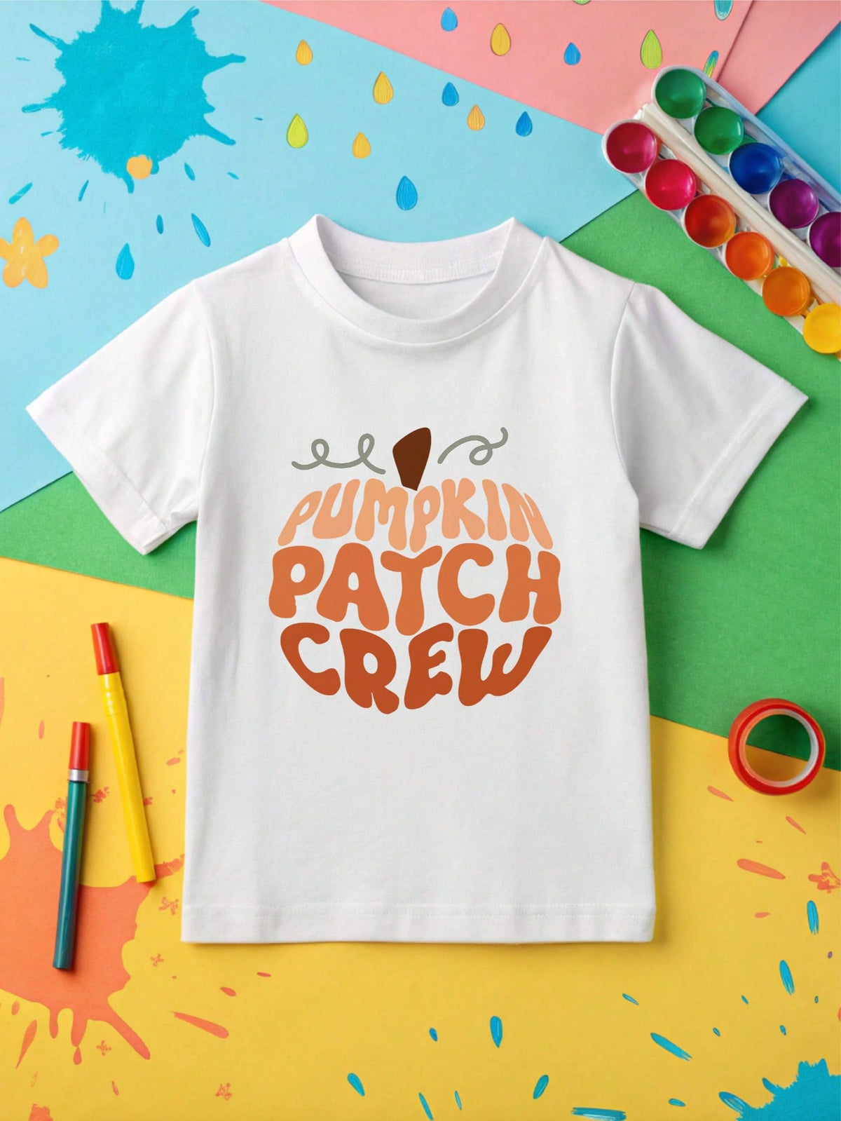 Pumpkin Patch Crew Kids T-Shirt