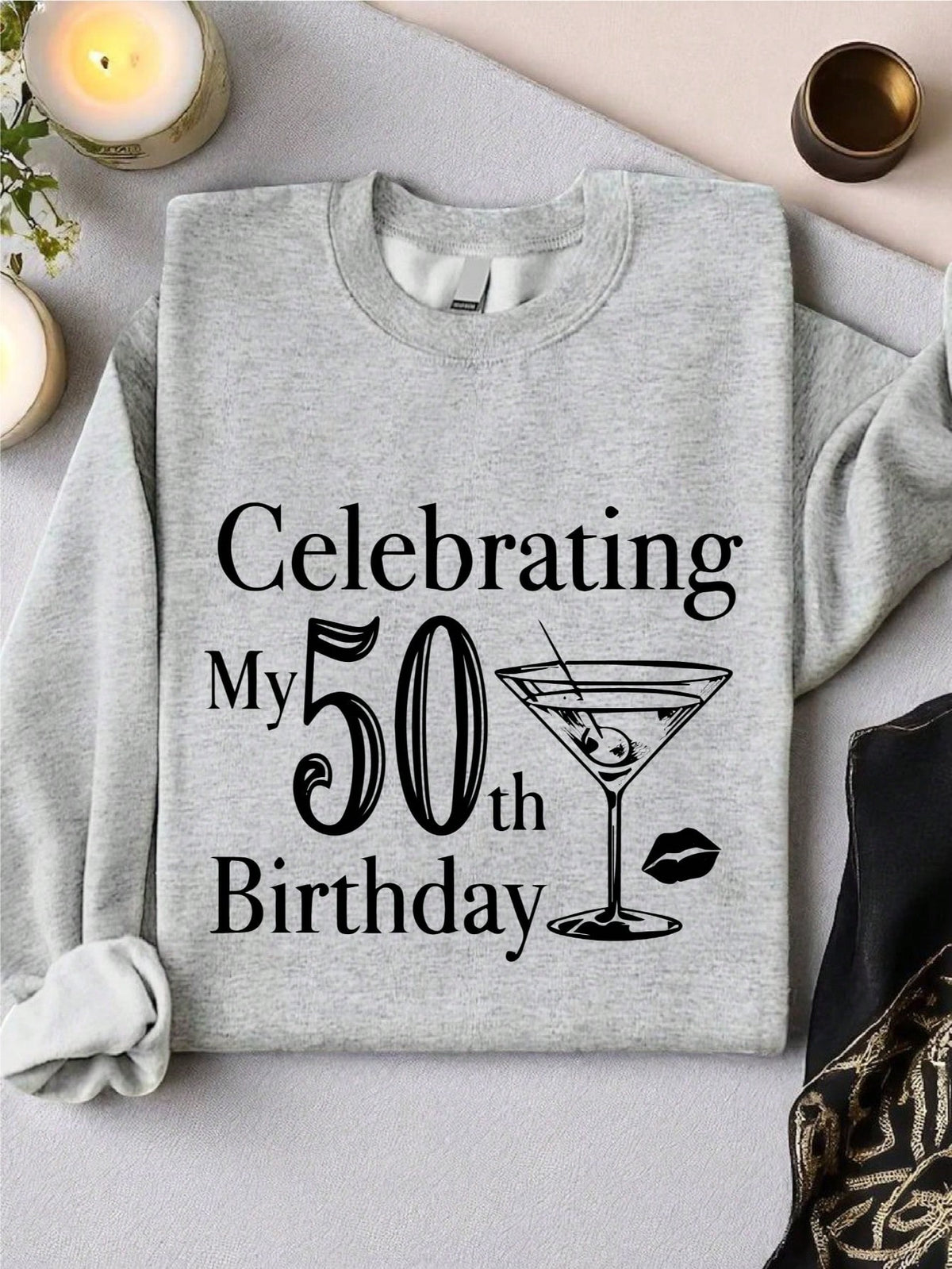 Celebrating My 50th Birthday Sweatshirt