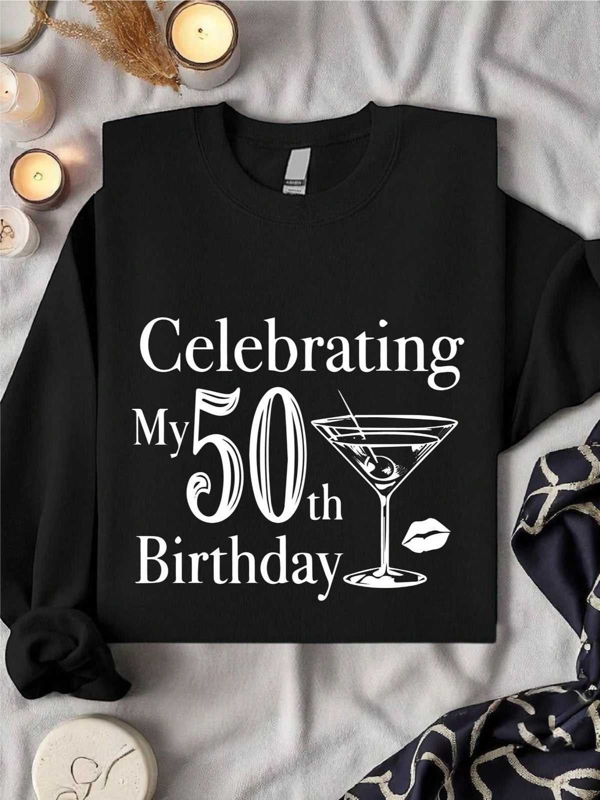 Celebrating My 50th Birthday Sweatshirt
