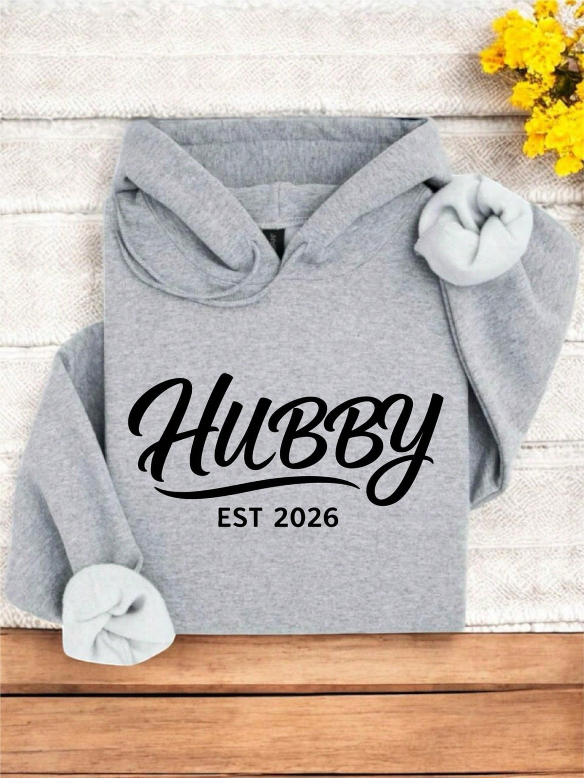 1PC Wifey And Hubby EST.2026 Hoodie
