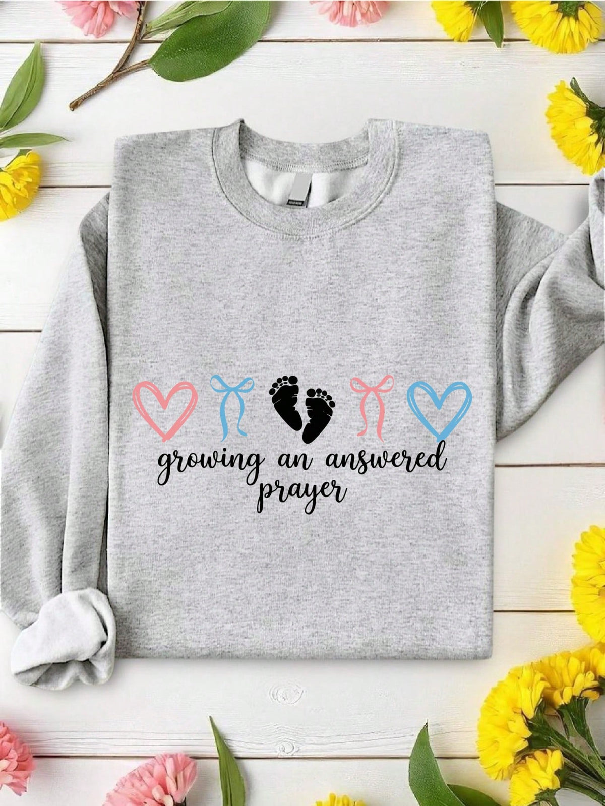 Coquette Pregnancy Reveal Sweatshirt