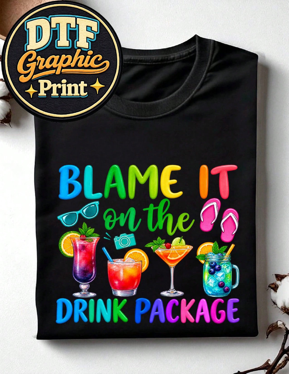 Blame It On The Drink Package T-Shirt