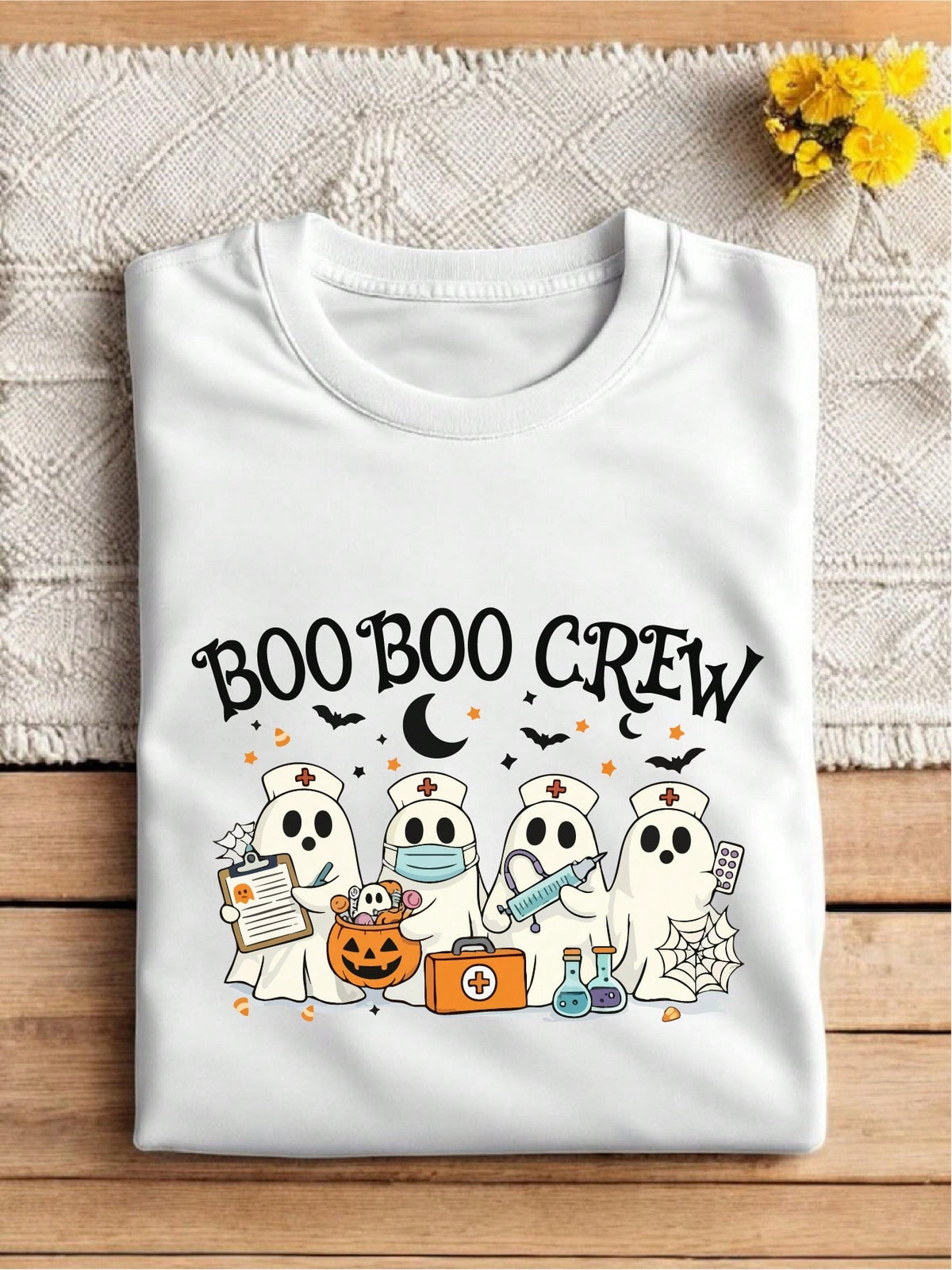 Nurse Halloween Ghost T-Shirt