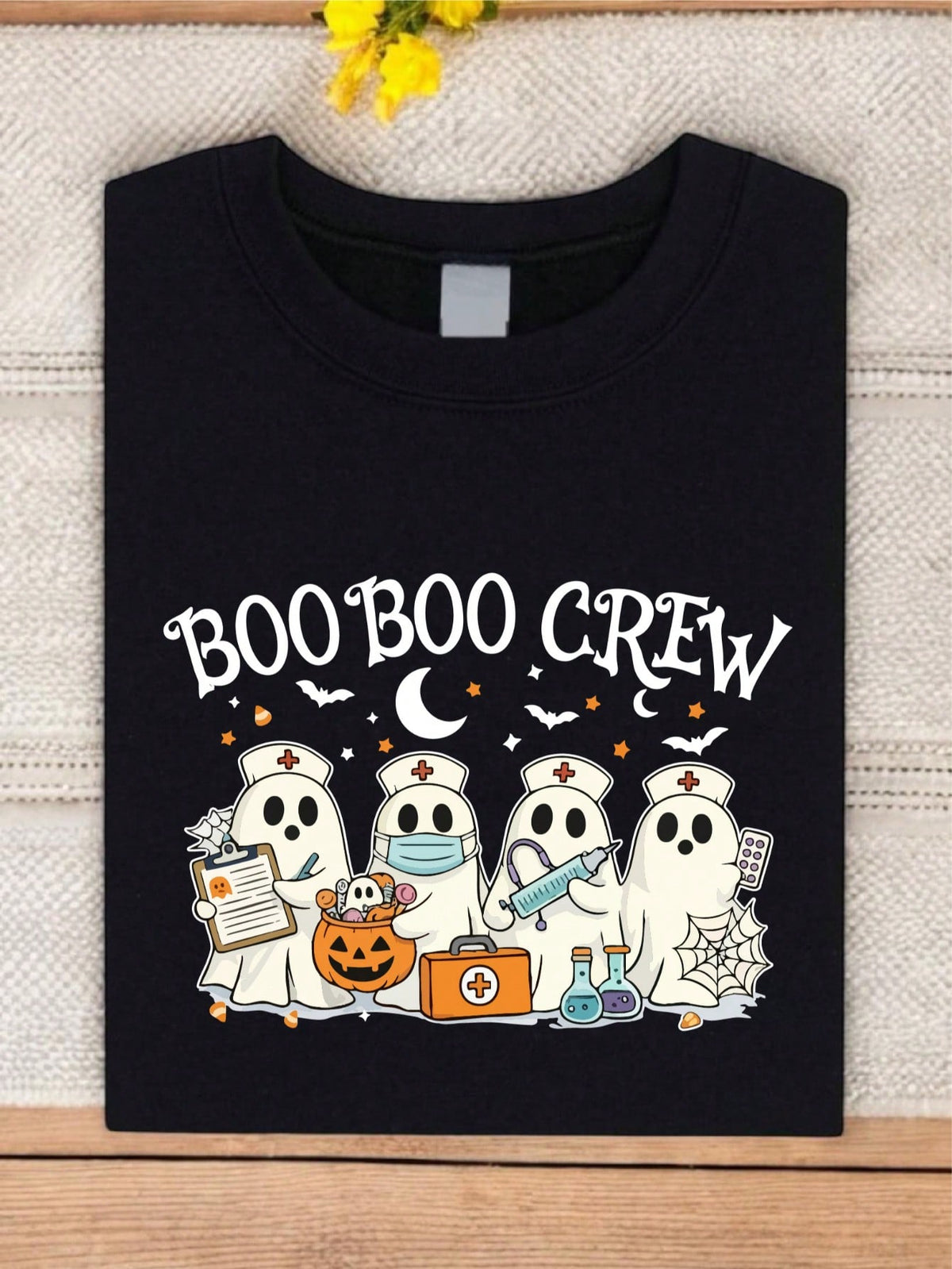 Nurse Halloween Ghost T-Shirt