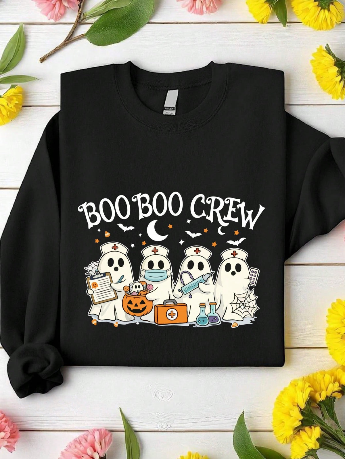 Nurse Halloween Ghost Sweatshirt