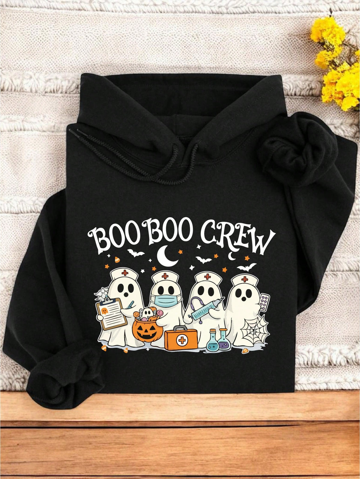Nurse Halloween Ghost Hoodie