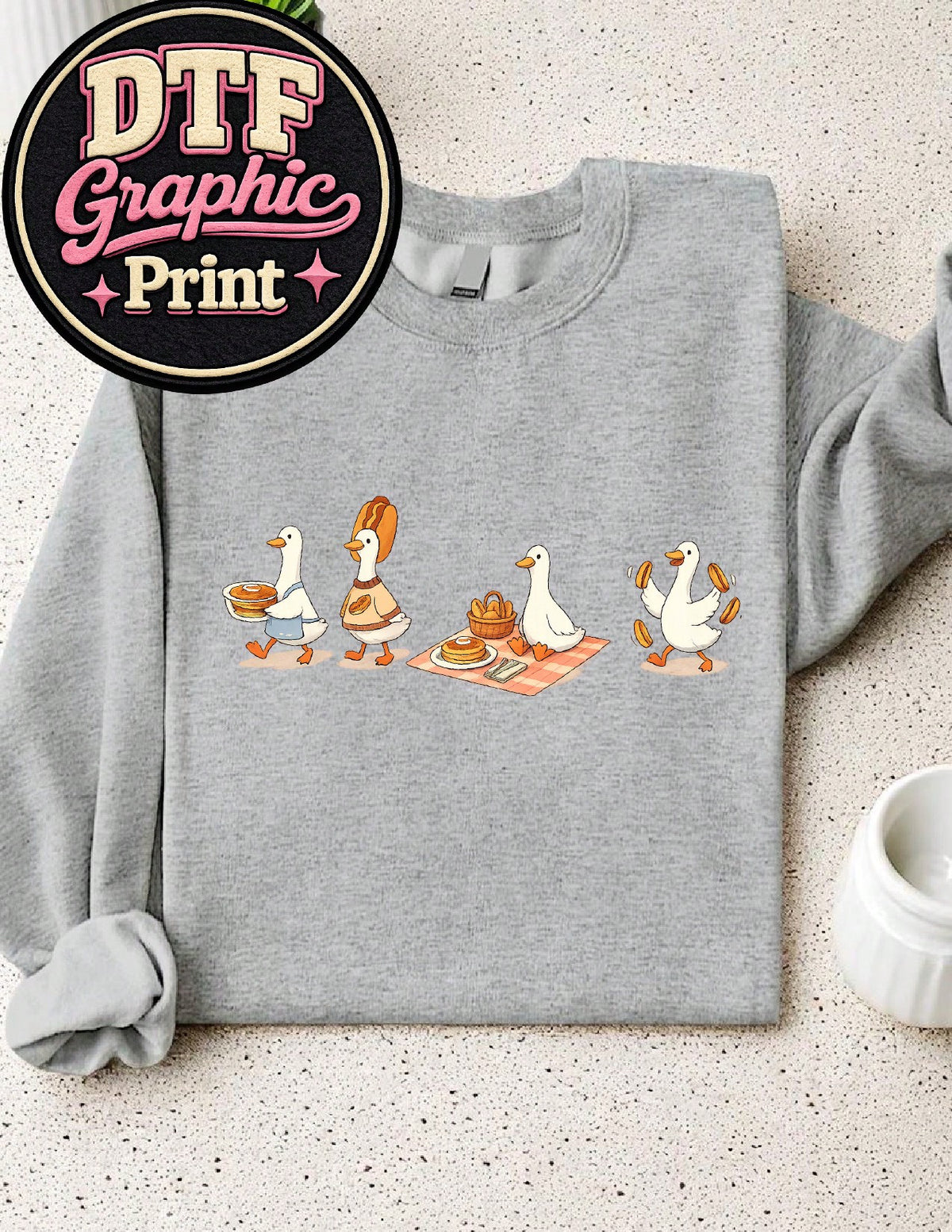Hot Dog Goose Sweatshirt