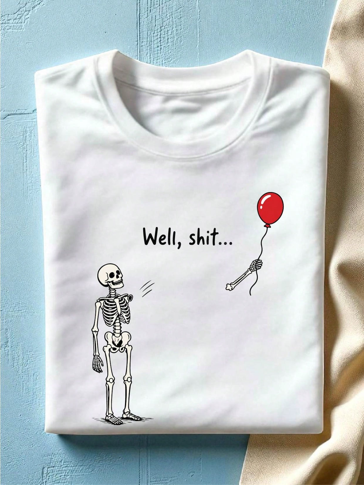Skeleton Lost Balloon T-Shirt