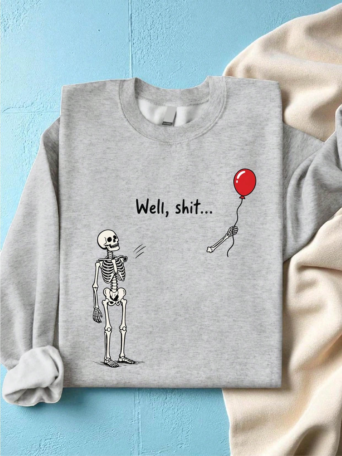 Skeleton Lost Balloon Sweatshirt