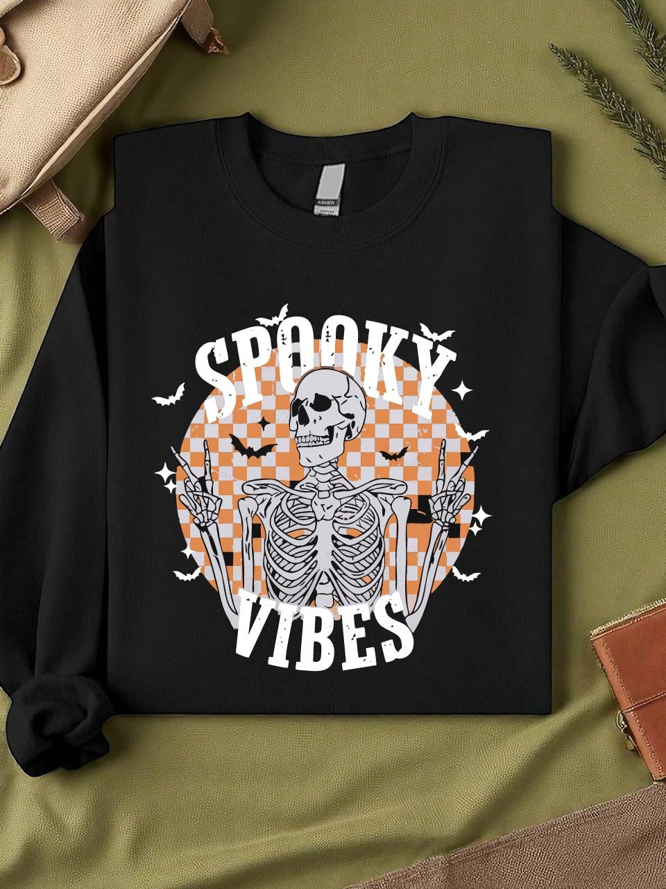 Spooky Skeleton Vibes Unisex Sweatshirt