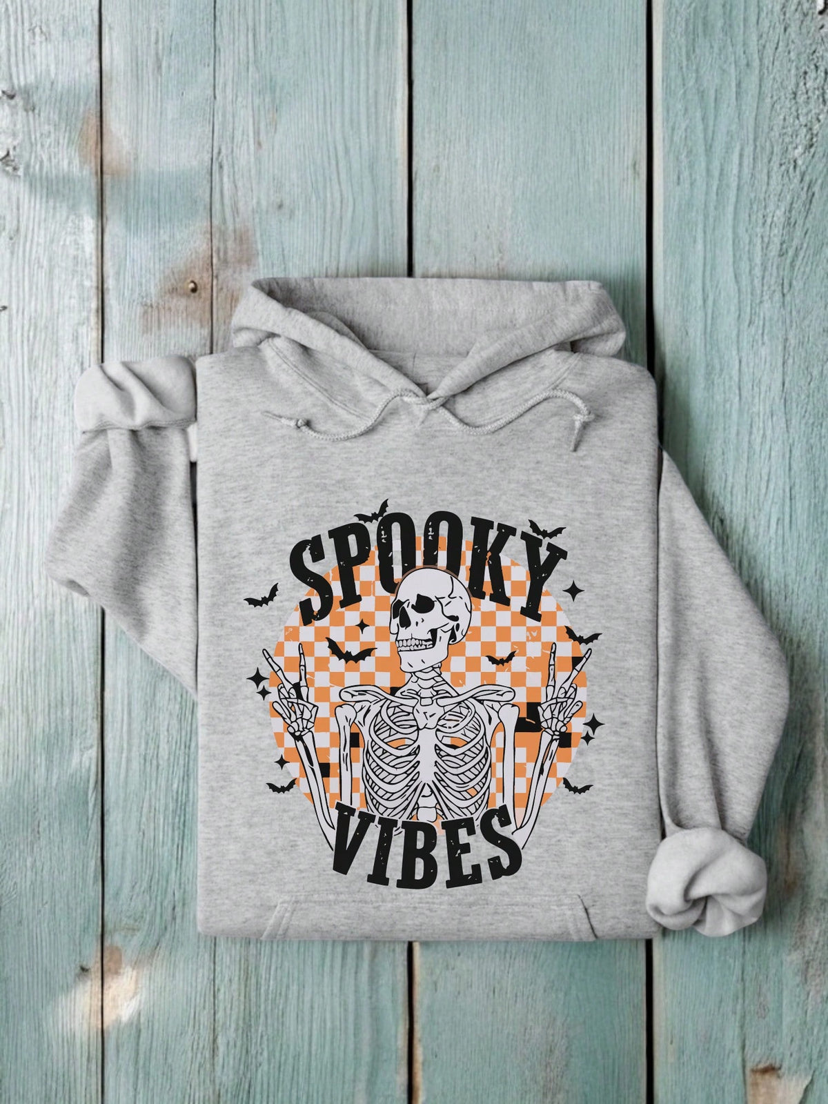Spooky Skeleton Vibes Unisex Hoodie