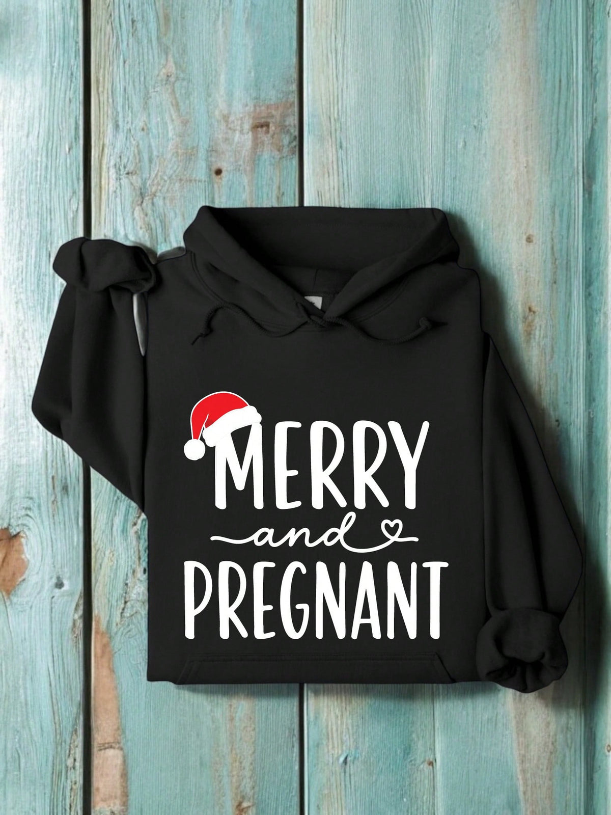 Merry And Pregnant Unisex Hoodie