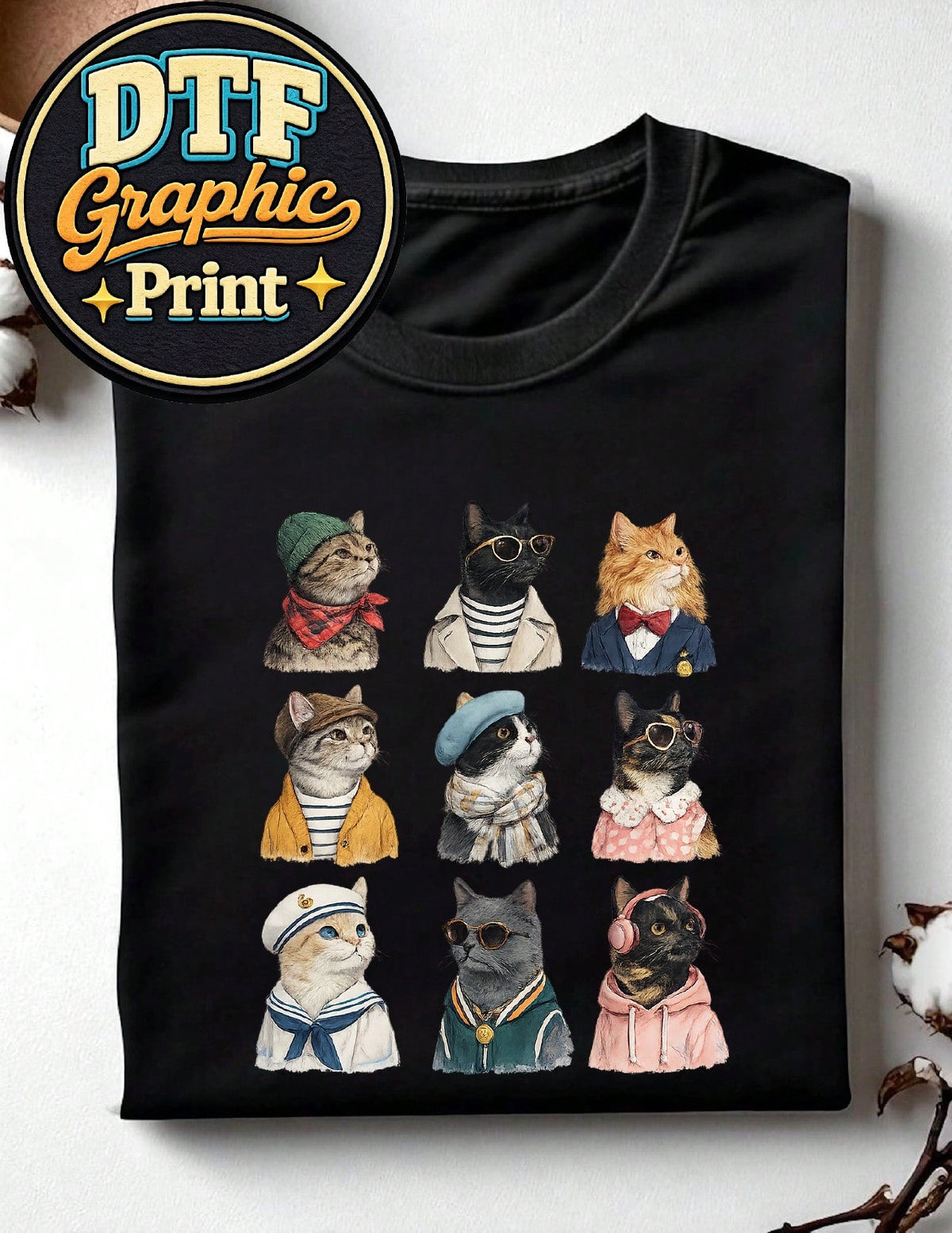 Stylish Cat T-Shirt