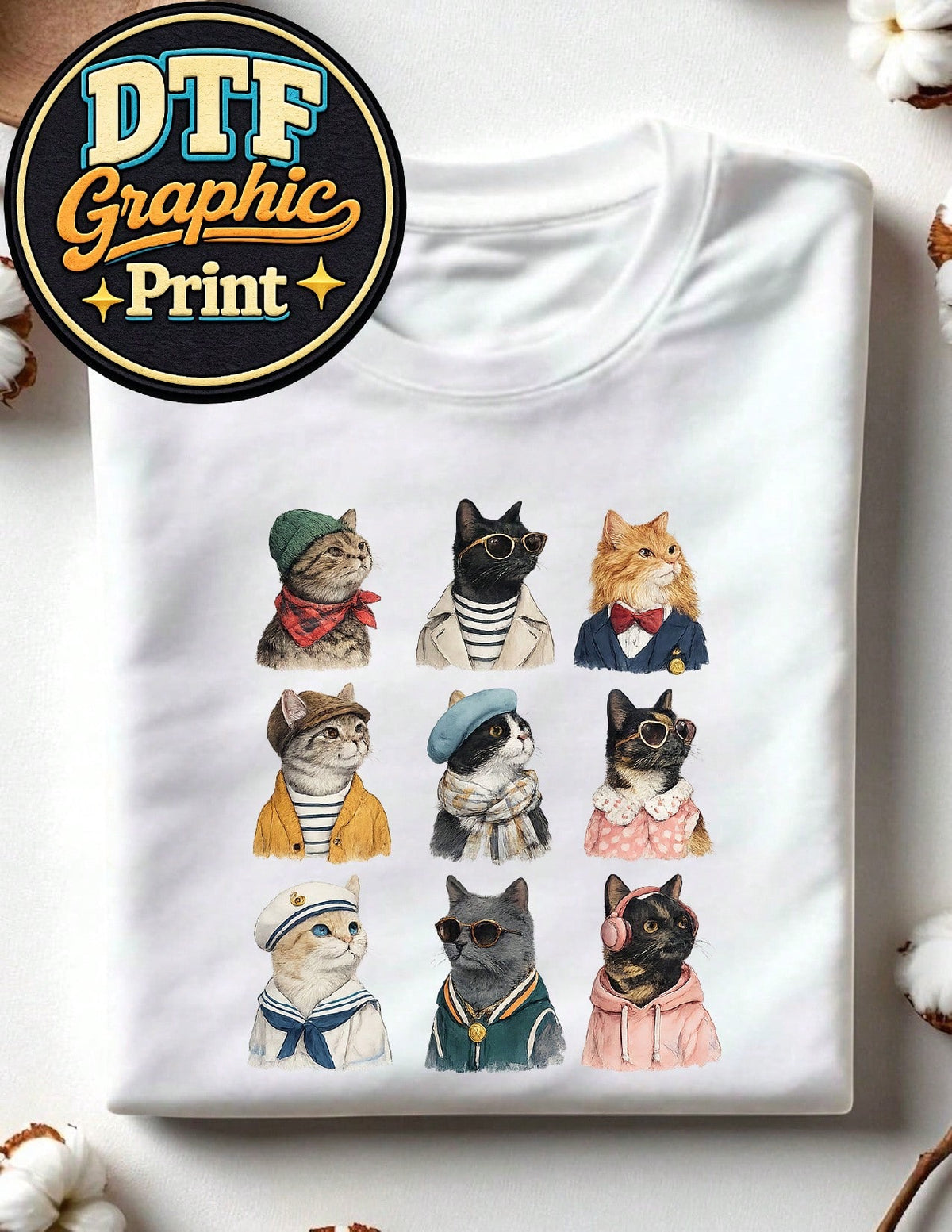 Stylish Cat T-Shirt