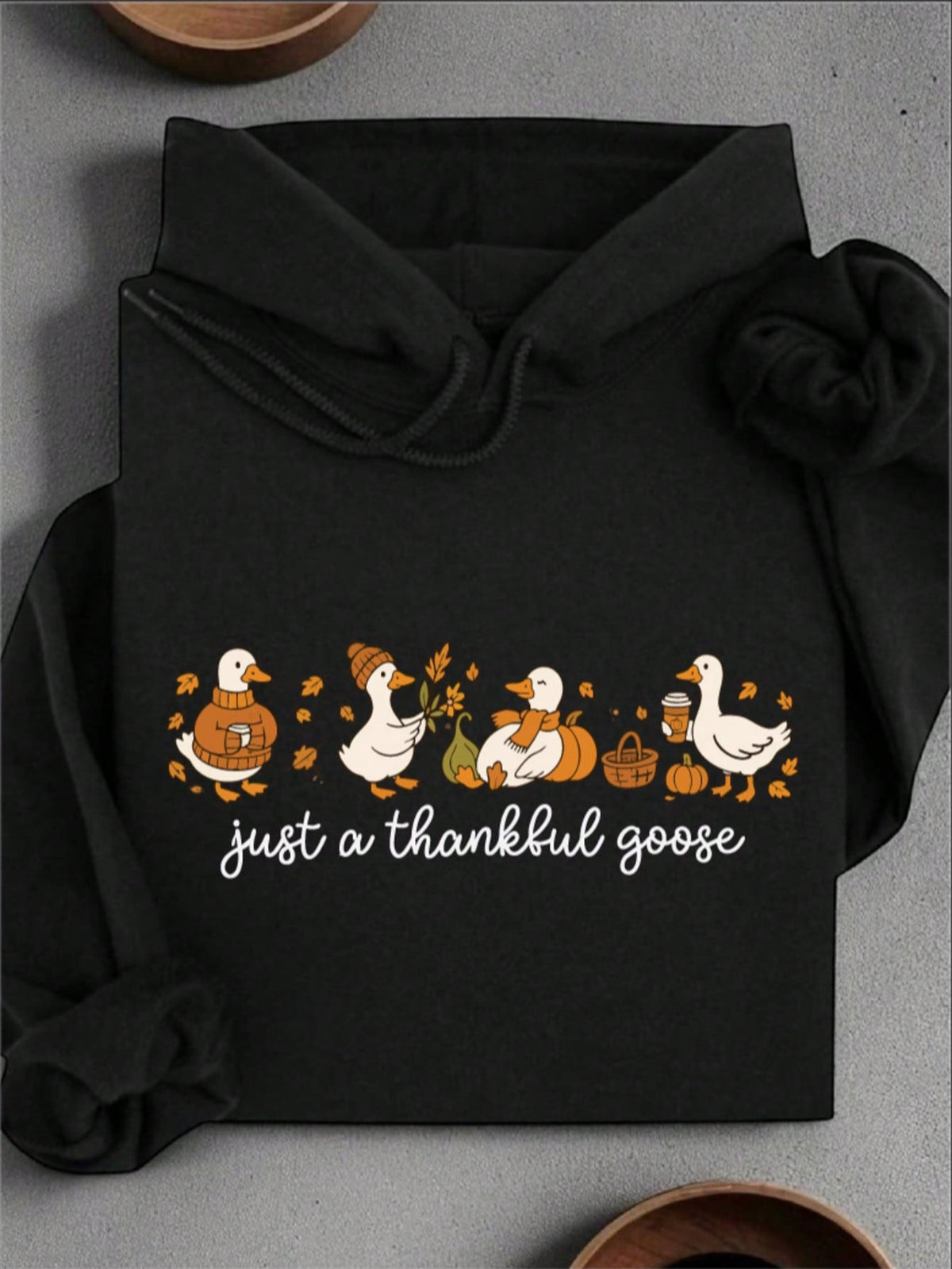 Just A Thankful Goose Unisex Hoodie