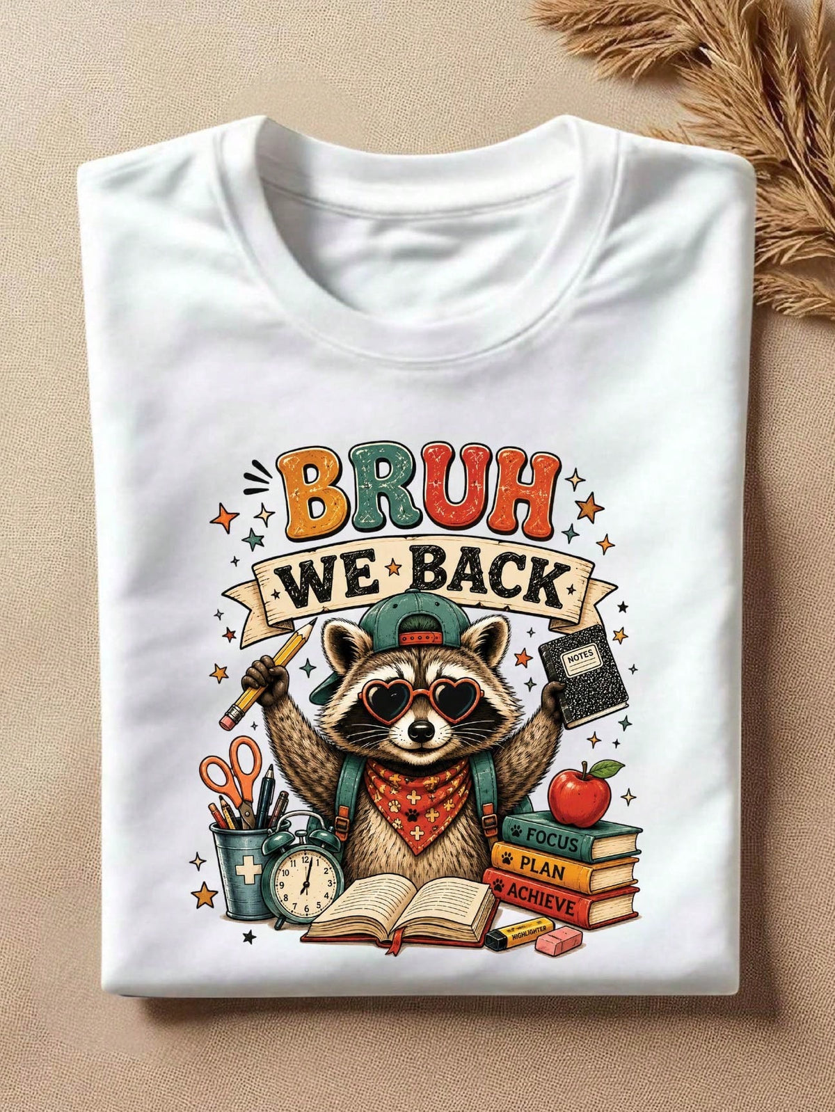 Bruh We Back Raccoon T-Shirt