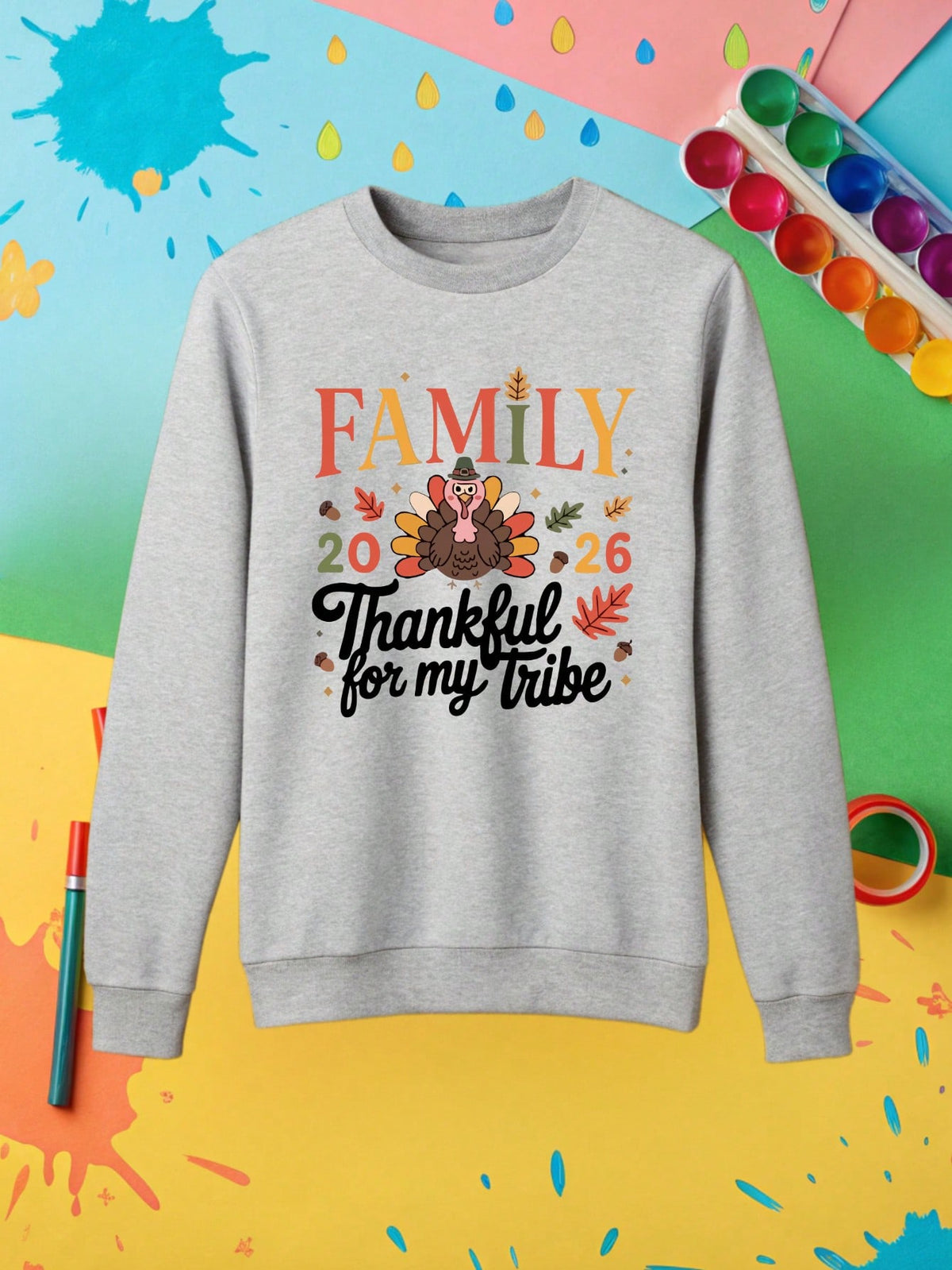 Family Thanksgiving 2026 Kids Hoodie