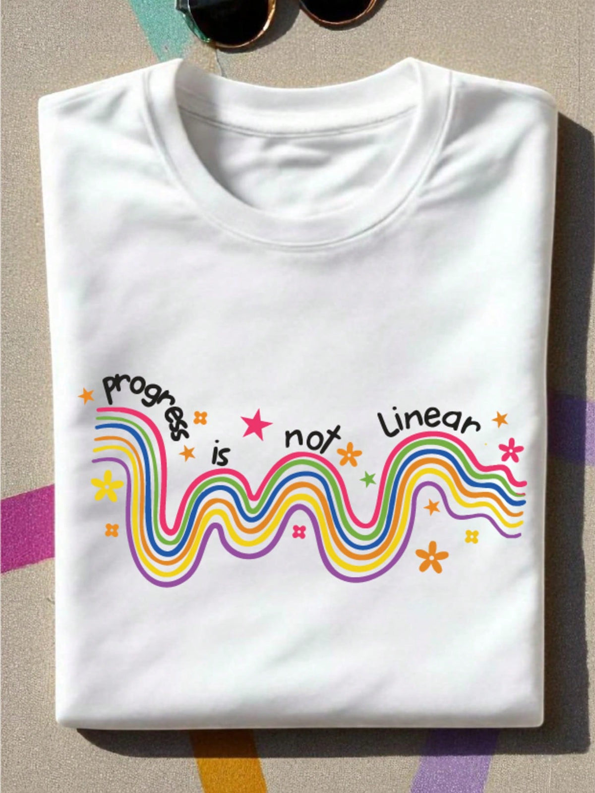 Progress Over Perfection Teacher T-Shirt