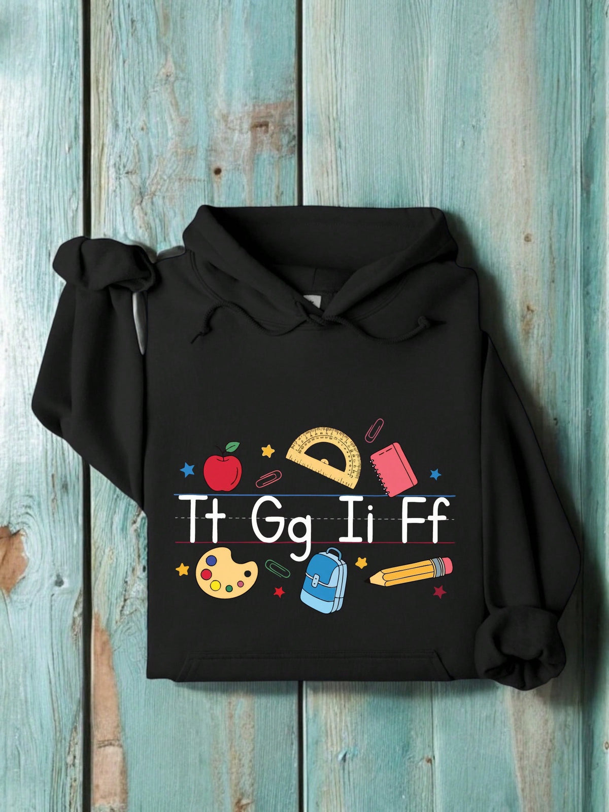 Tt Gg Ii Ff Teacher Unisex Hooded Hoodie