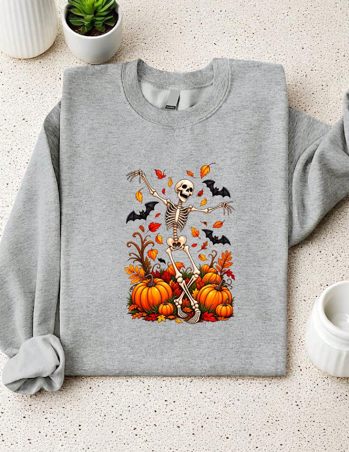 Happy Halloween Skeleton Sweatshirt
