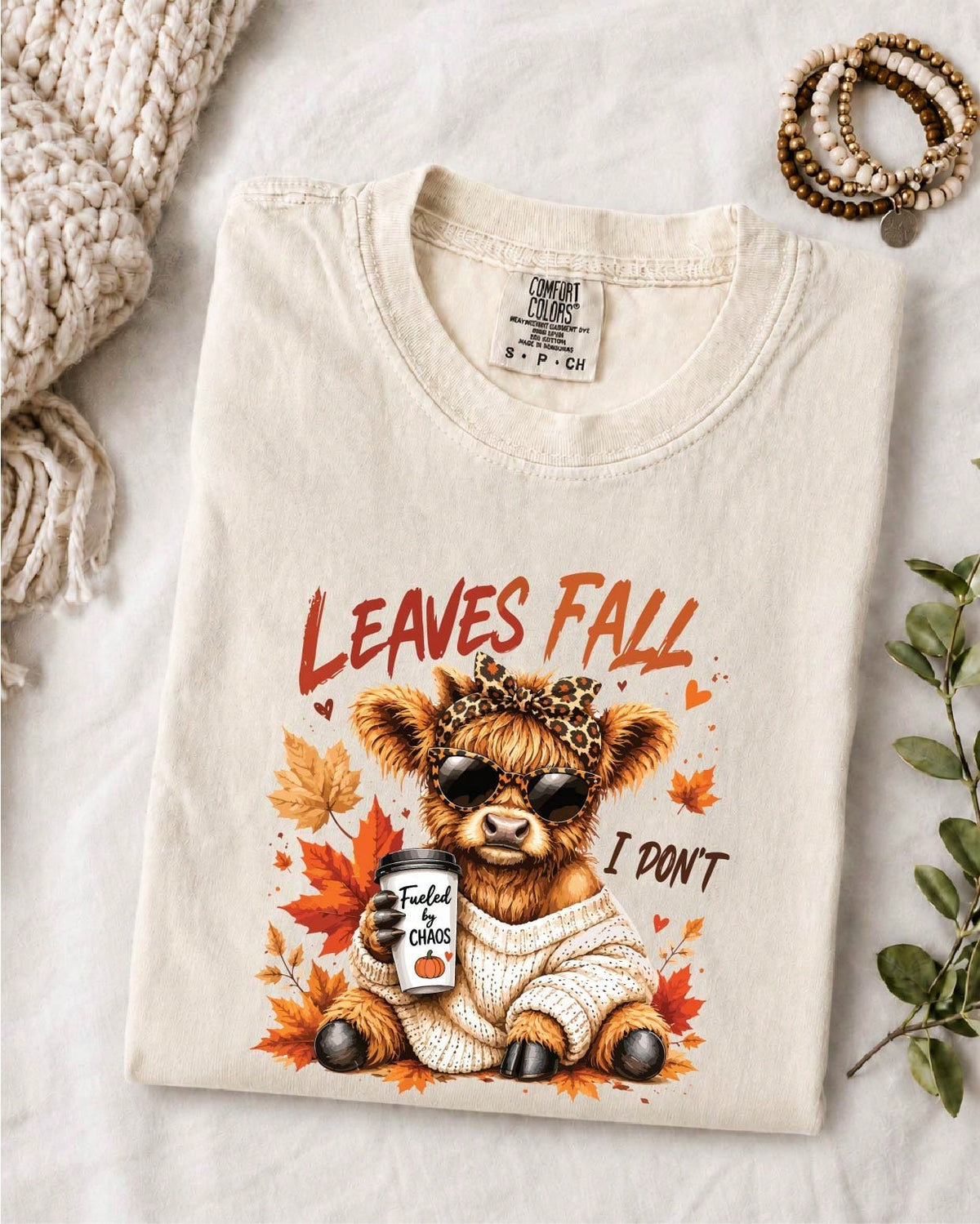 Leaves Fall I Don't T-Shirt