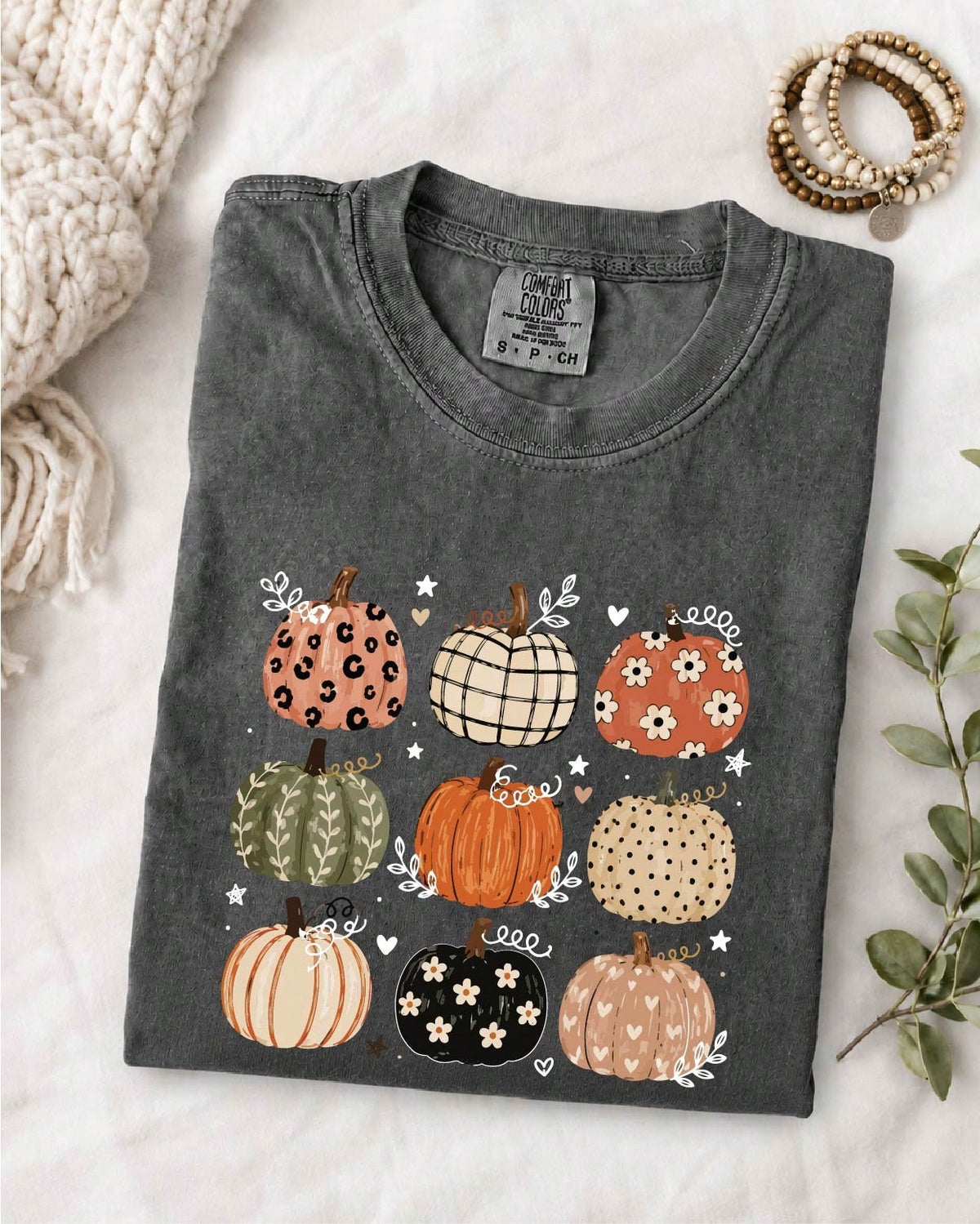 Pattern Pumpkin T-Shirt