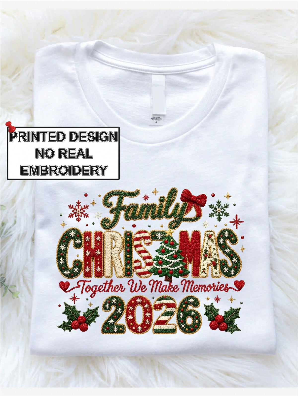 Family Christmas (DTF Graphic Print) T-Shirt