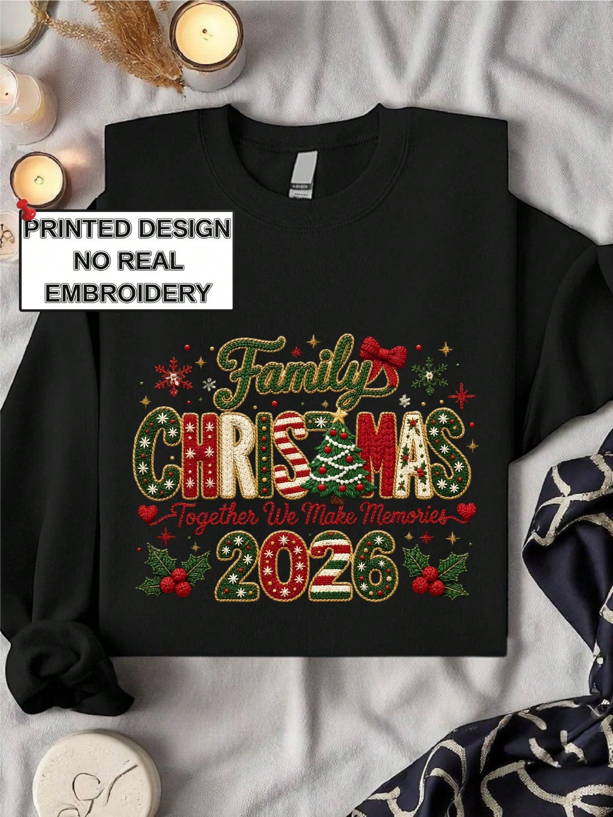 Family Christmas (DTF Graphic Print) Sweatshirt