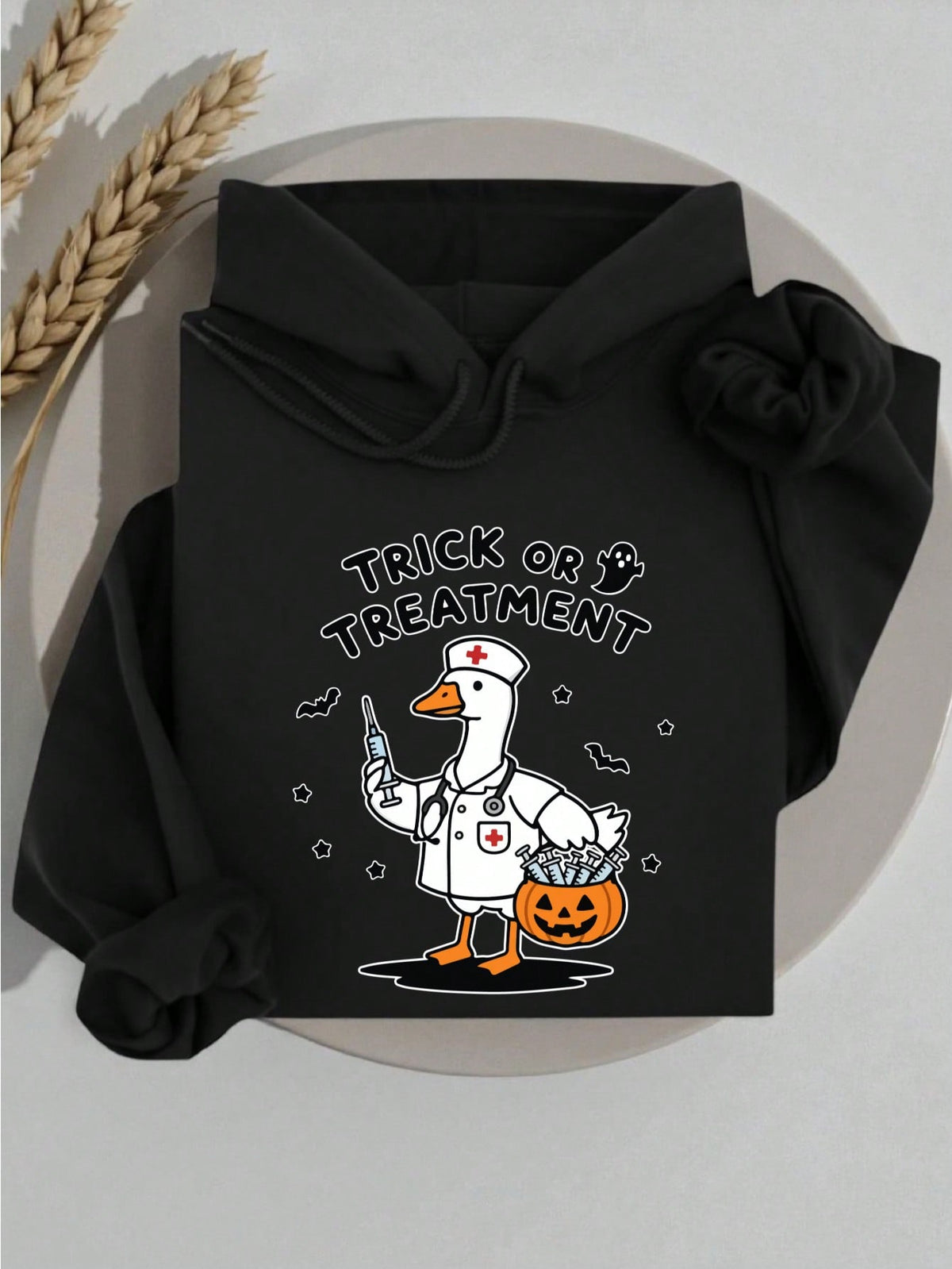 Trick Or Treatment Goose Nurse Hoodie