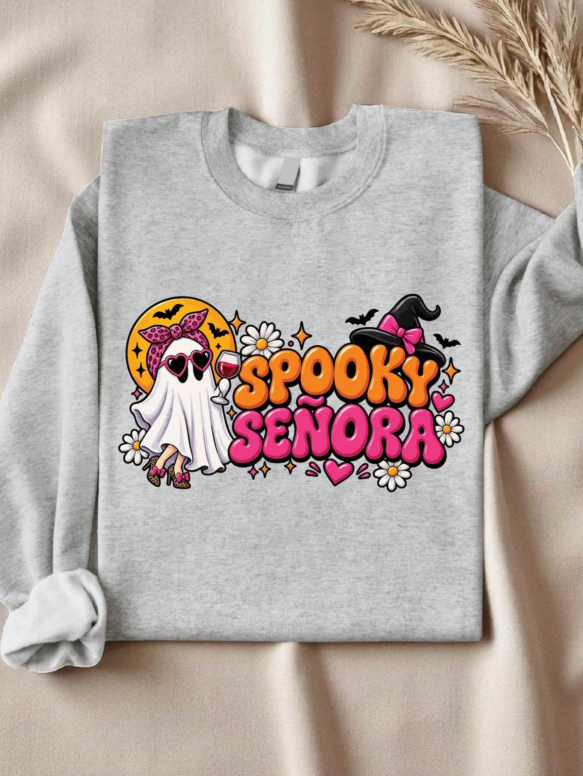Spooky Señora Halloween Sweatshirt