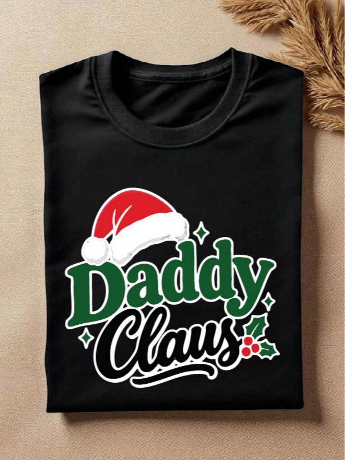 1 PC Mommy Daddy Claus T-Shirt