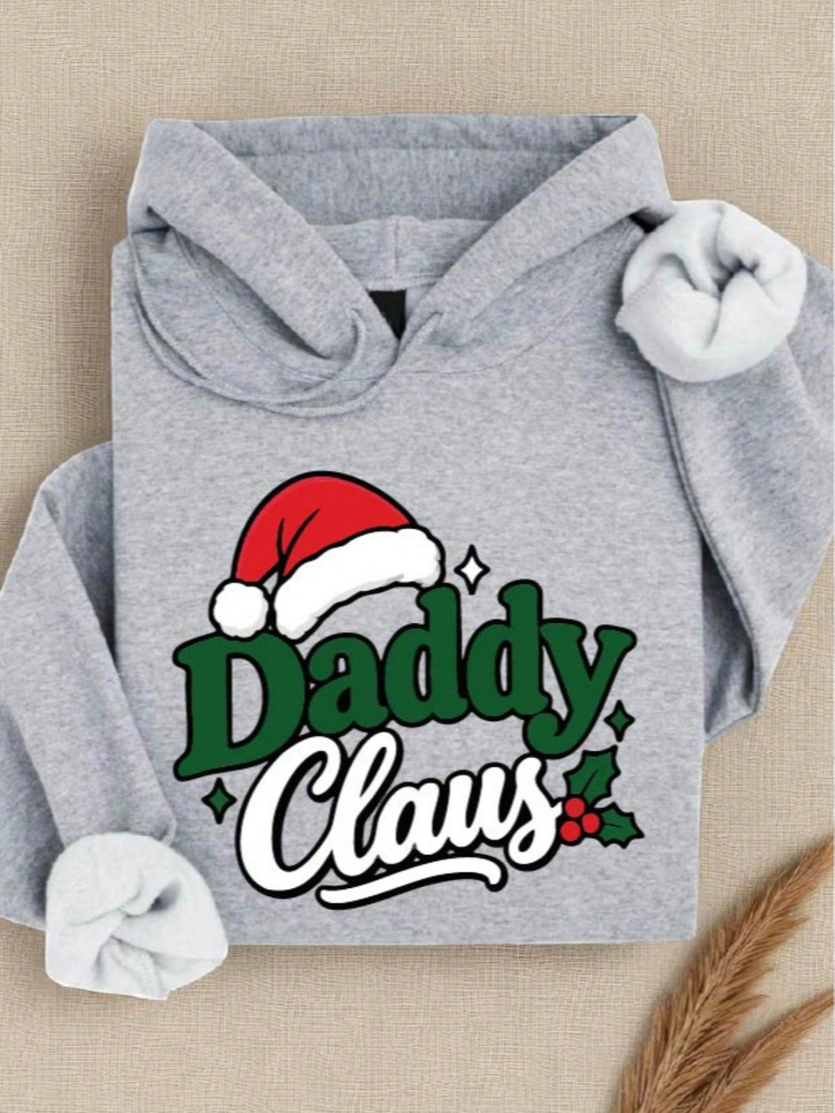 1 PC Mommy Daddy Claus Hoodie
