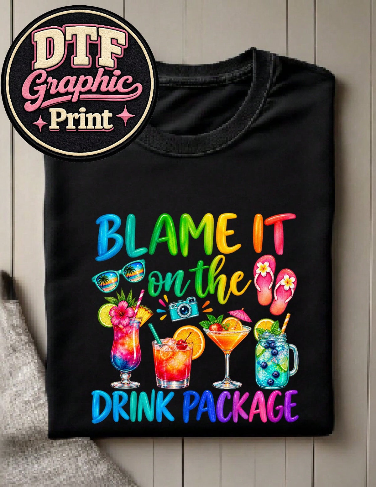 Blame It On The Drink Package T-Shirt