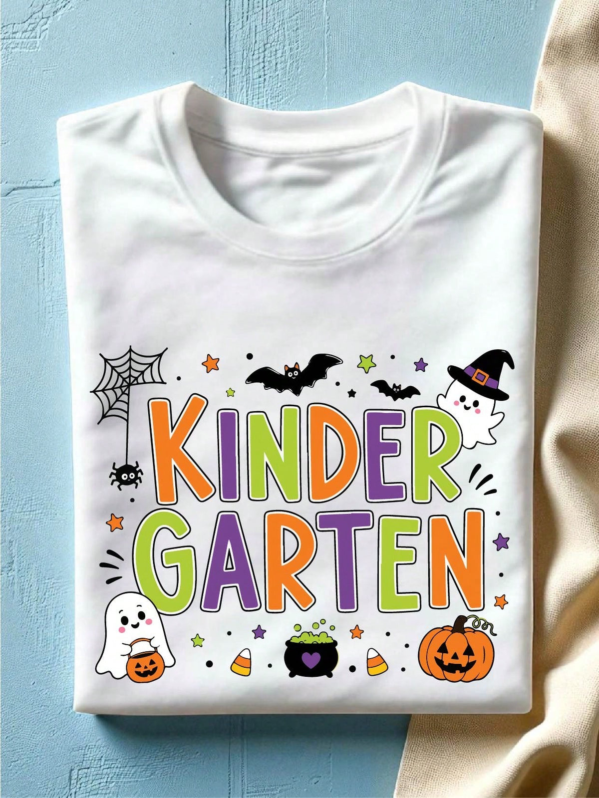 Halloween Kindergarten Teacher T-Shirt