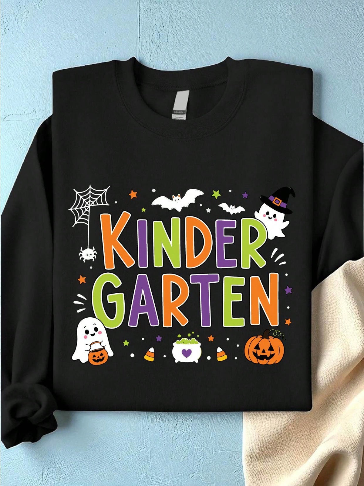 Halloween Kindergarten Teacher Sweatshirt