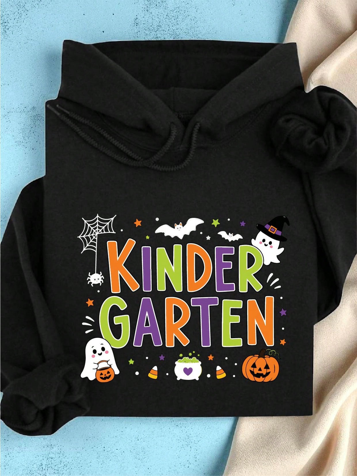 Halloween Kindergarten Teacher Hoodie
