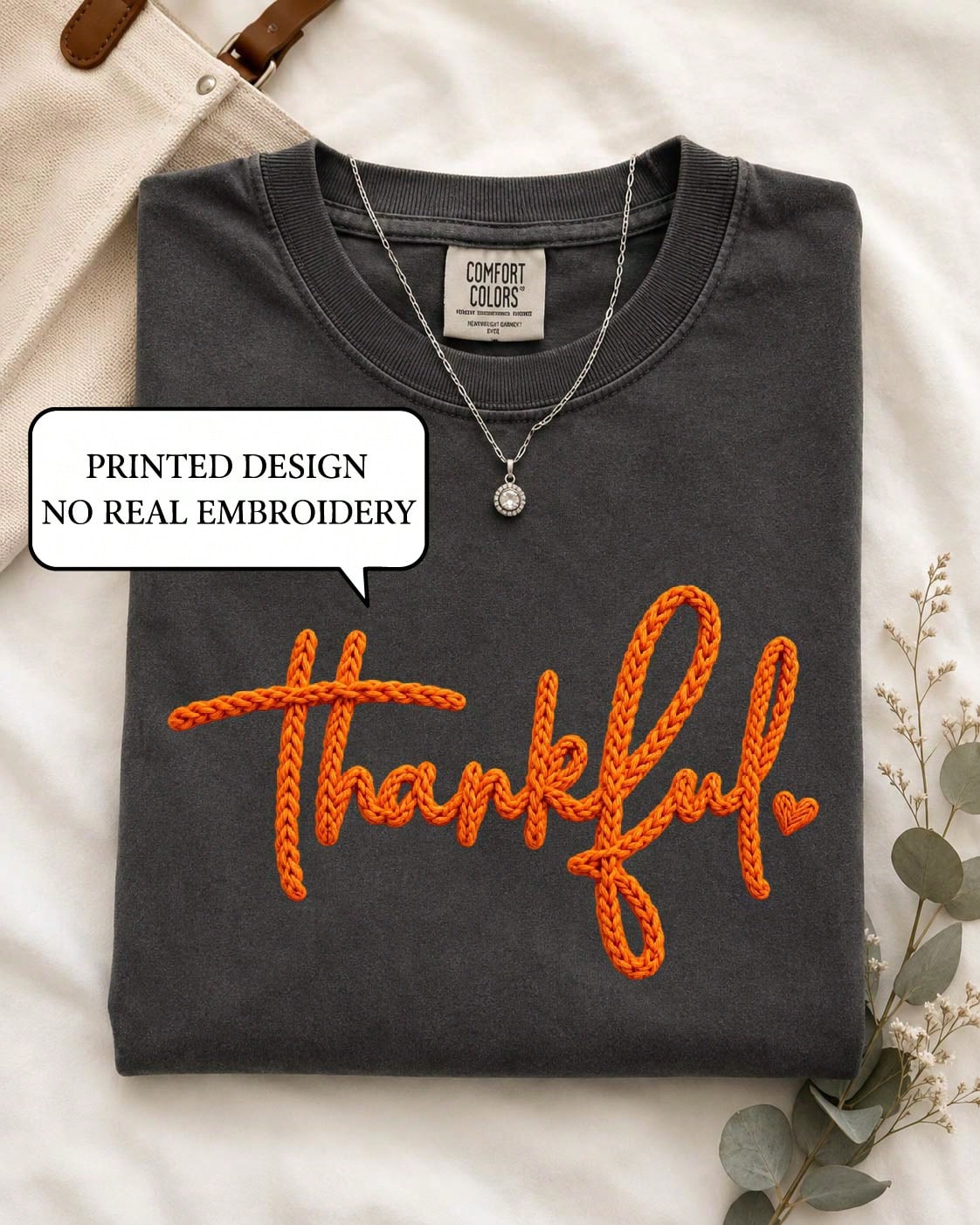 Thankful (DTF Graphic Print) Comfort T-Shirt