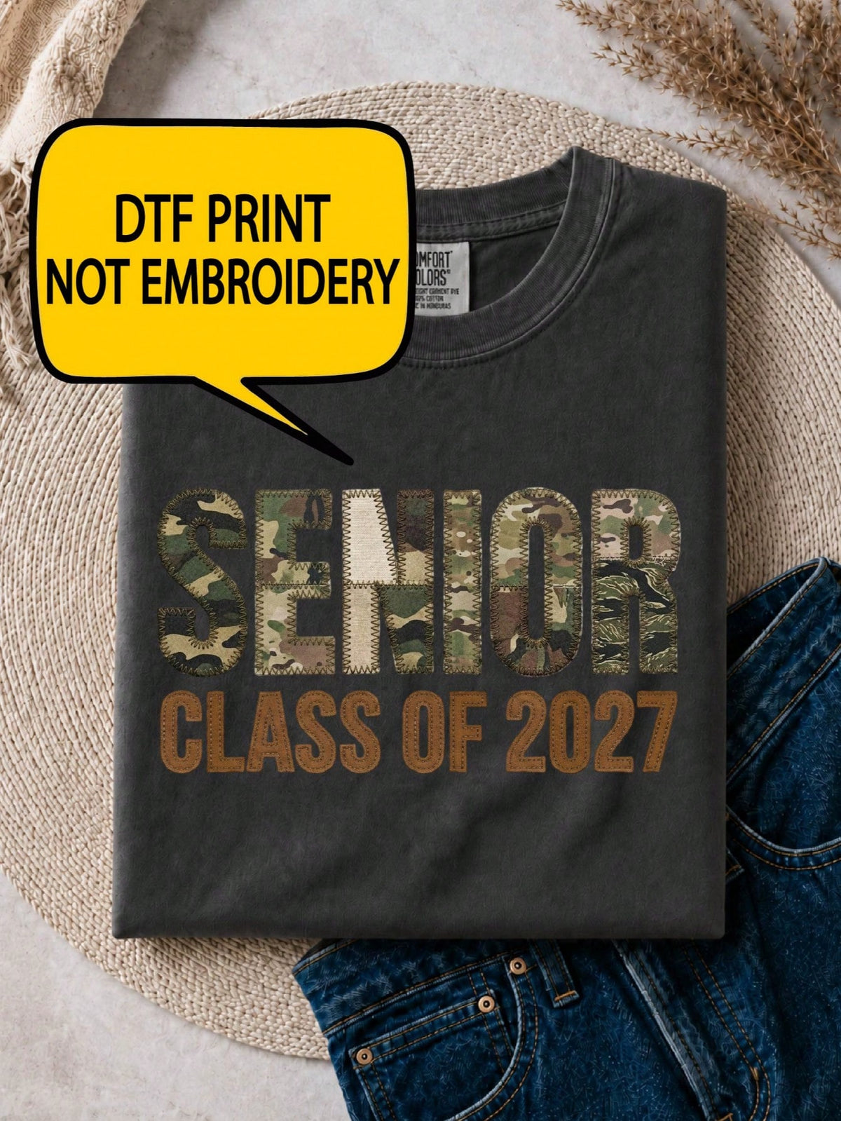 Senior Class Of 2027 Print T-Shirt