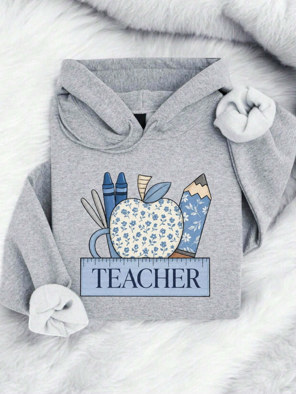 Retro Teacher Hoodie