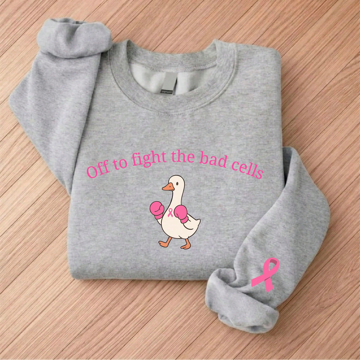 Off To Fight Bad Cells Sweatshirt