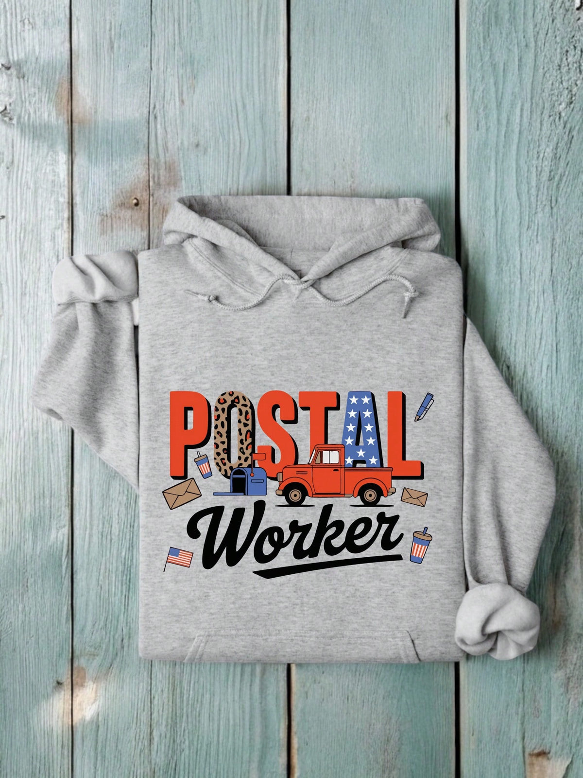 Postal Worker Unisex Hooded Hoodie