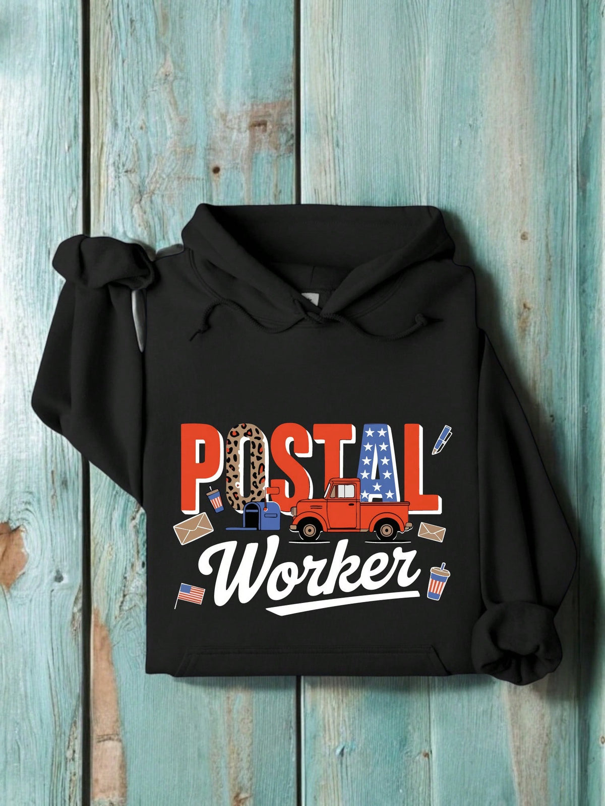 Postal Worker Unisex Hooded Hoodie