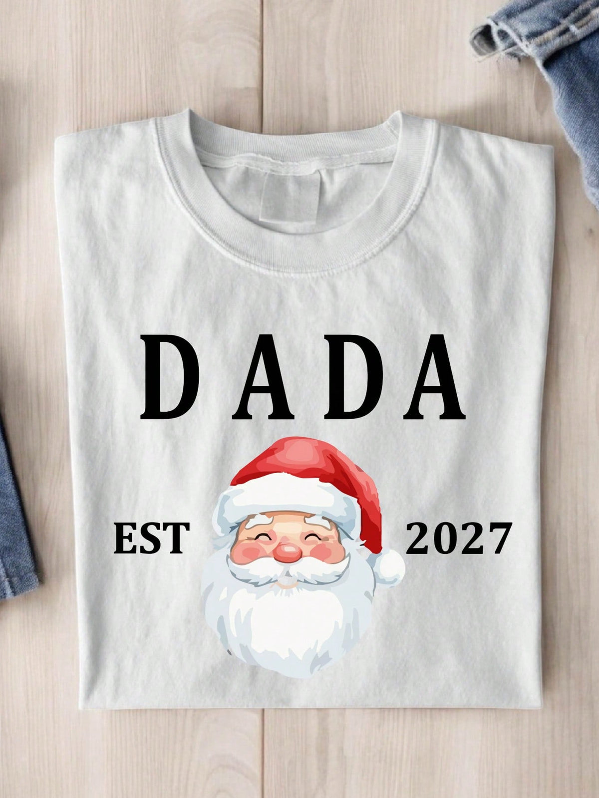 1 PC Mama And Dada Est 2027 T-Shirt