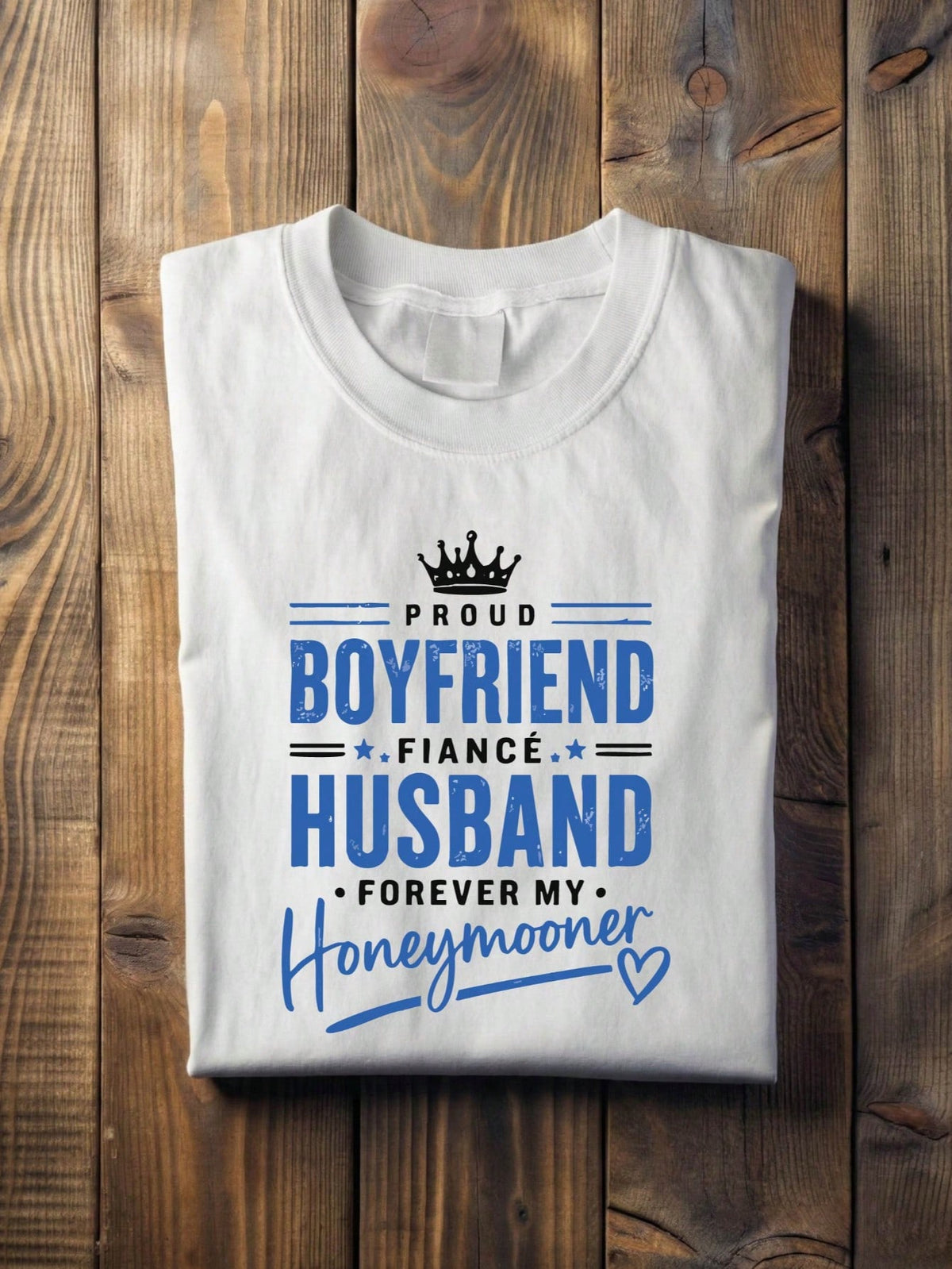 1 PC Wife Husband Honeymooner T-Shirt