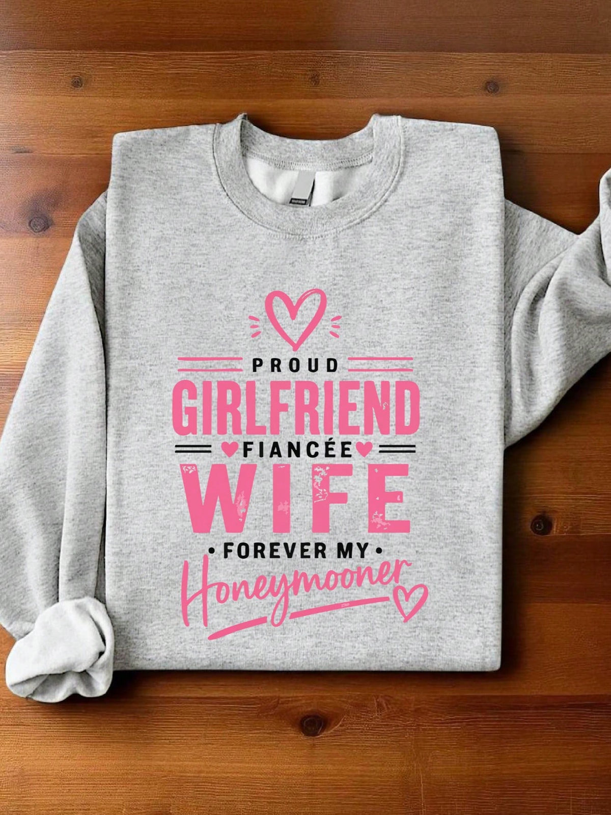 1 PC Wife Husband Honeymooner Sweatshirt