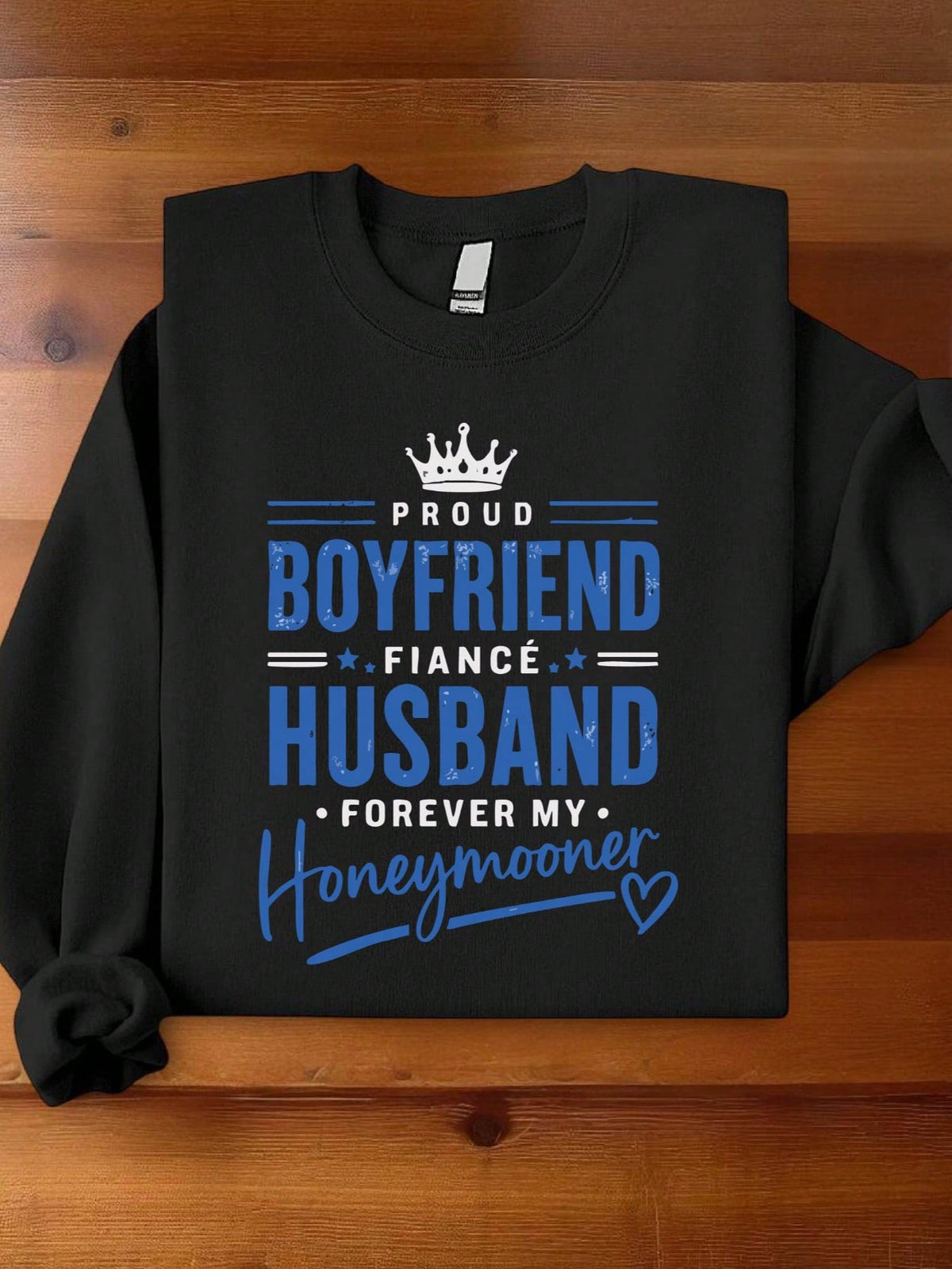 1 PC Wife Husband Honeymooner Sweatshirt