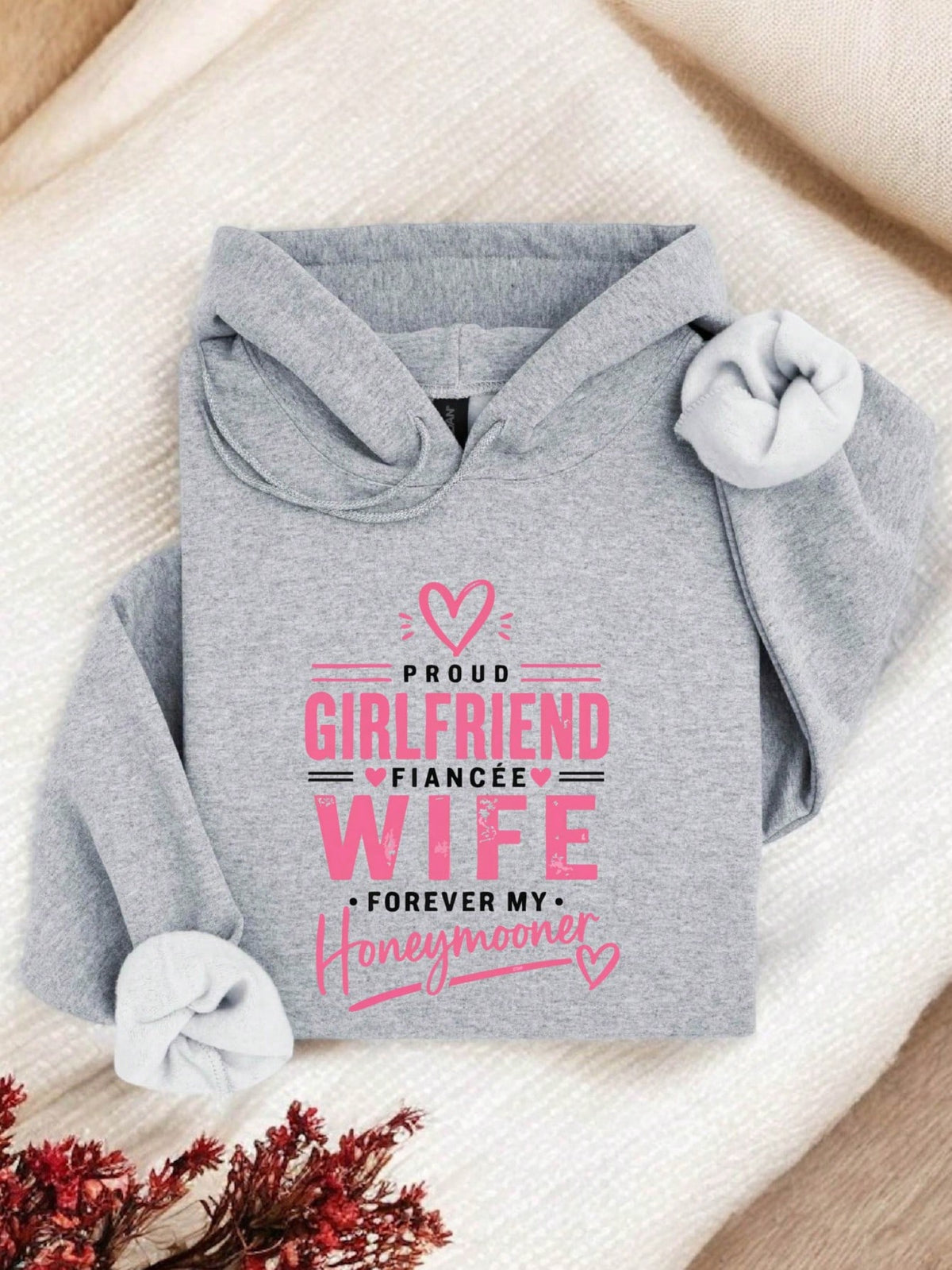 1 PC Wife Husband Honeymooner Hoodie